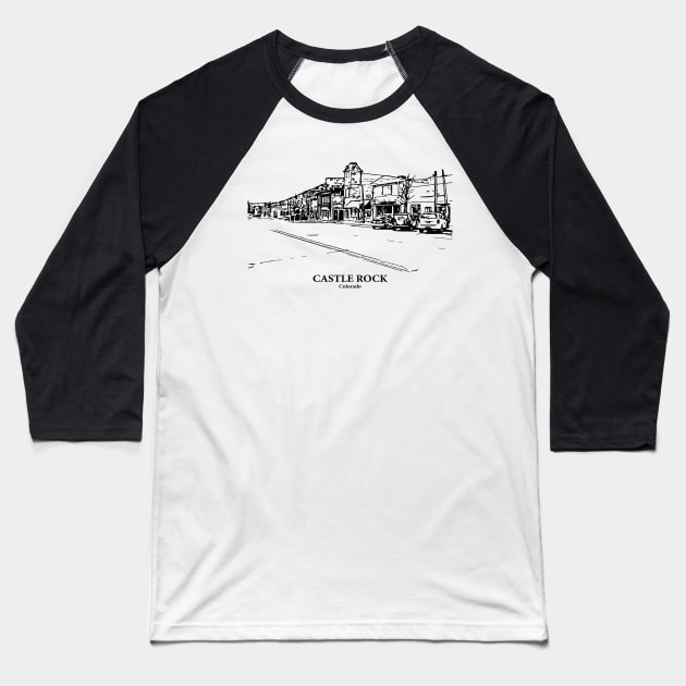 Castle Rock - Colorado Baseball T-Shirt by Lakeric